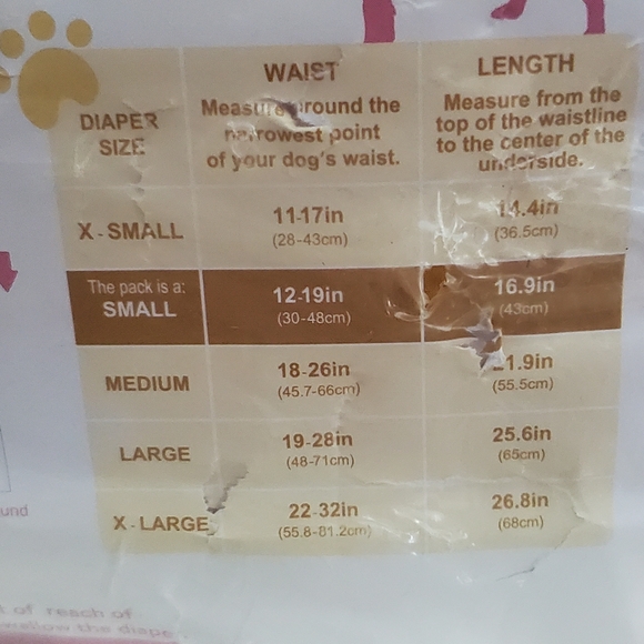 Free with purchase! Pit Pet Dog Disposable Diapers Size S - Picture 4 of 5